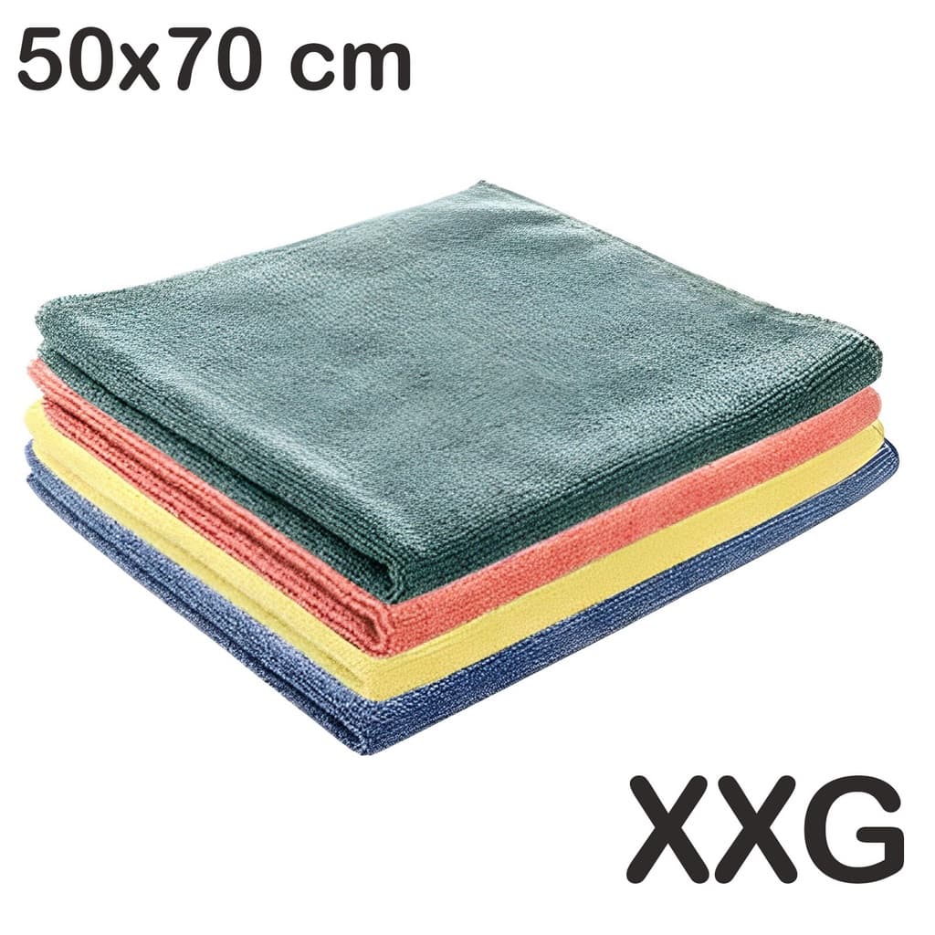 Kit 05 Pano 50x70 cm Limpeza Automotiva e Doméstica Grosso