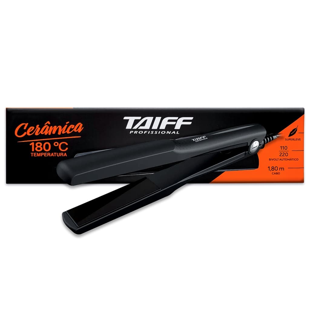 Prancha Chapinha Taiff Profissional Clássica Cerâmica 180°c Bivolt