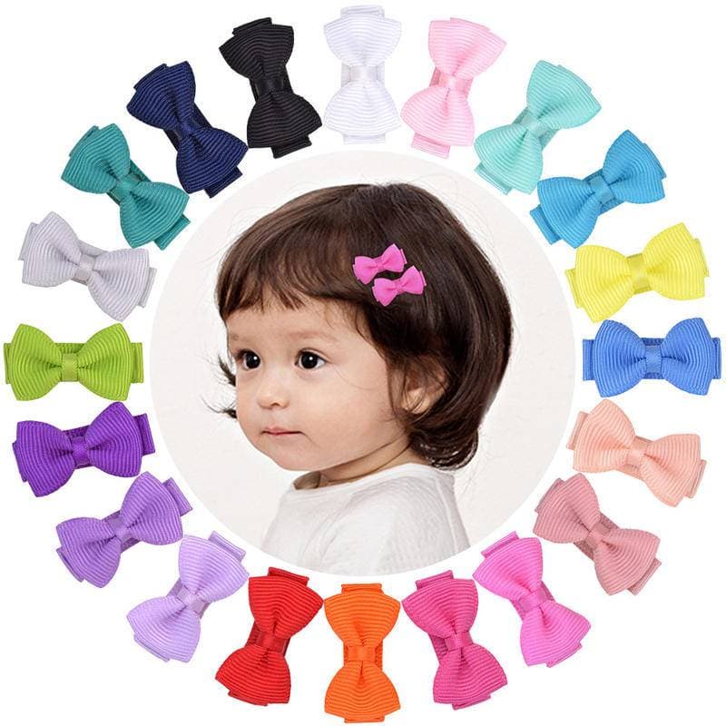 Mini Laços De Cabelo Infantil (Não Machuca O Bebê) Presilha De Cabelo Infantil Acessórios De Cabelo Infantil 465