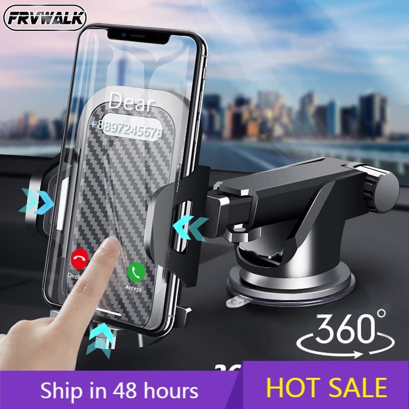 (Spot) Novo Suporte De Telefone Para Carro Com Ventosa Celular No Sem Magnético De Montagem GPS IPhone 12 11 Pro Xiaomi