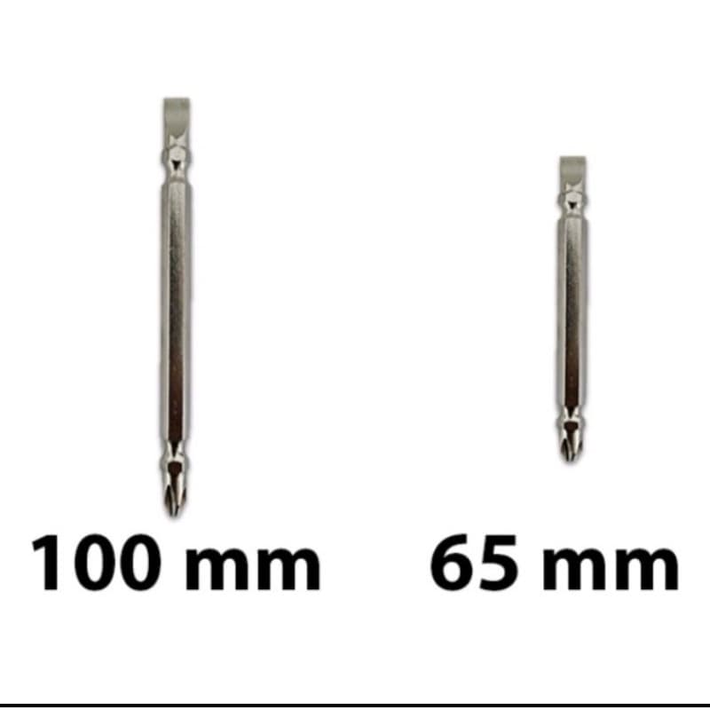 1 bits longa fenda philips+ 1 bits curta fenda philips