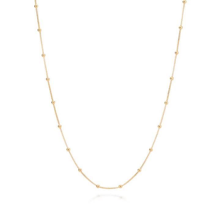 Colar Longo de Bolinhas com Veneziana 5426