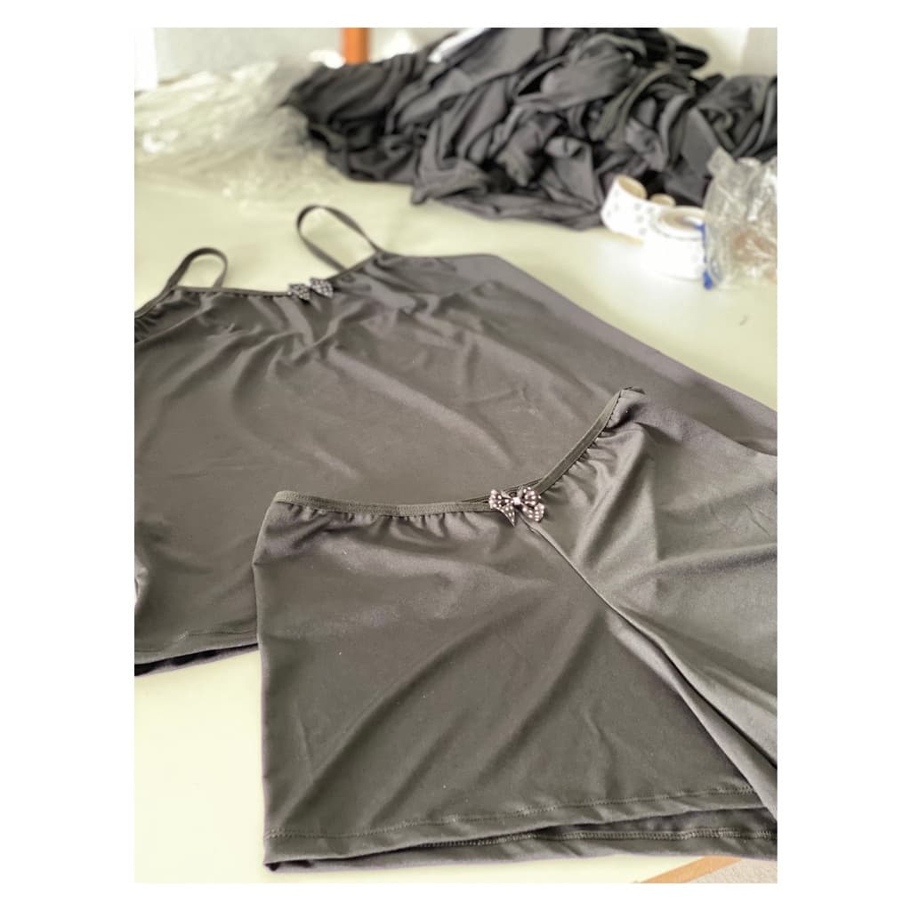 Baby Doll Lacinho Pijama Regata Liso Moda Noite