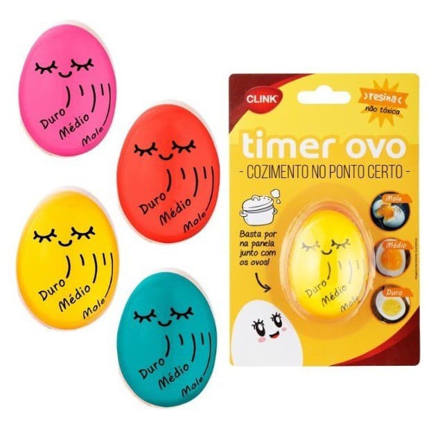 Timer Medidor Indicador Para Ovos Cozidos Mollet Gema Mole Egg Cozimento Perfeitos Ponto Certo Medidor Cozinha Casa