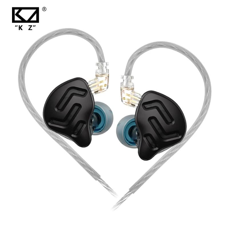 KZ ZNA Fones De Ouvido Intra-Auriculares 12MM Duplo Magnético E Cavidade Dinâmica HiFi Monitor De Graves Fone Esportivo