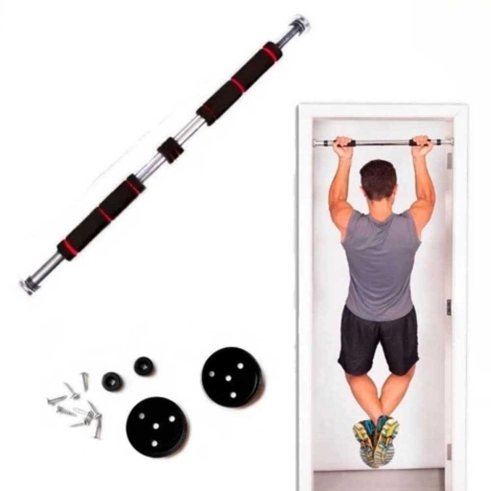 Barra de Porta Fixa para Exercício Flexão Malhar Treino Musculação