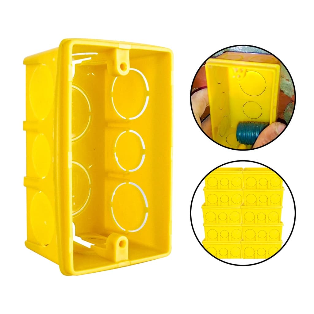 Kit Com 30 Caixa De Luz De Parede 4x2 Reforçada