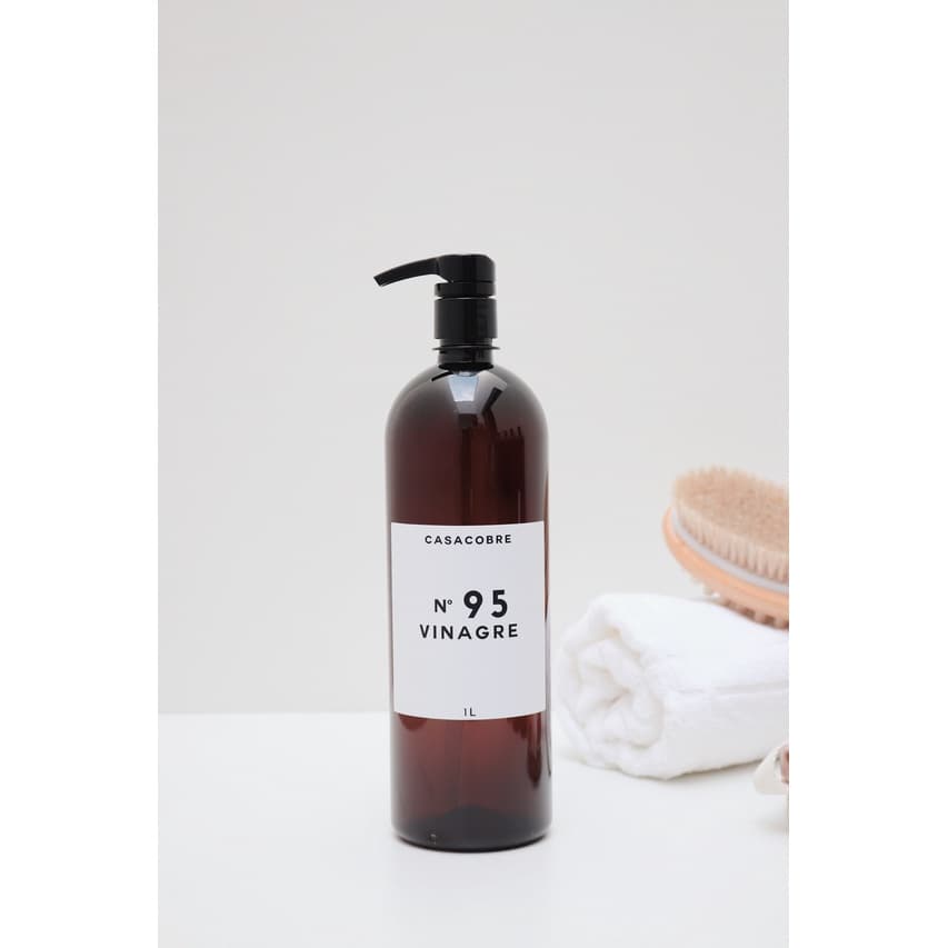Frasco Pet Âmbar Lavanderia 1L - Vinagre