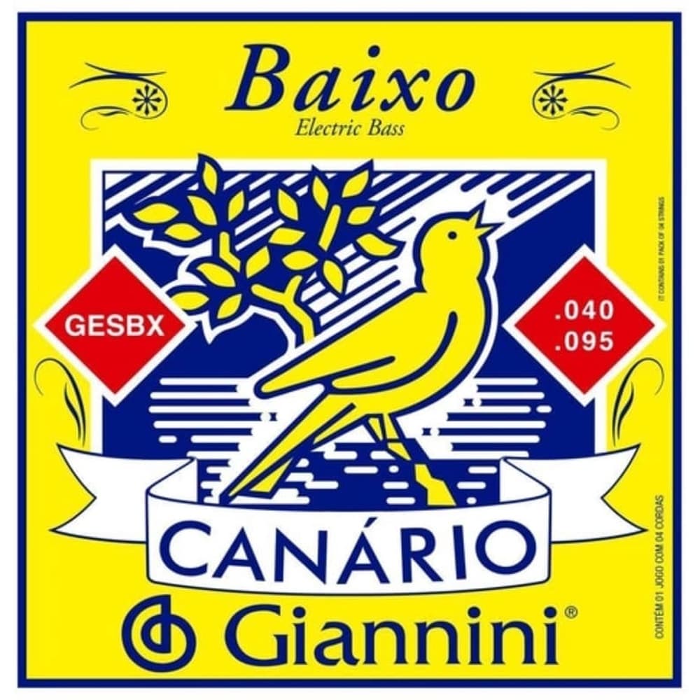 Encordoamento Contra Baixo 4 Cordas Gespx Giannini