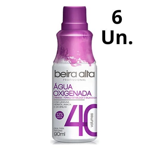 Kit C/6 Águas Oxigenada 90ml Volume 40 - Beira Alta