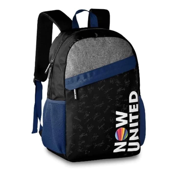 Mochila bolsa de costas escolar NOW UNITED unissex grande notebook faculdade trabalho masculino feminina