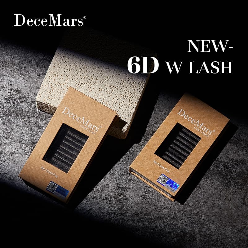 DeceMars Novo Tipo 6D-W Extensão De Cílios C Bandeja Mista Curl