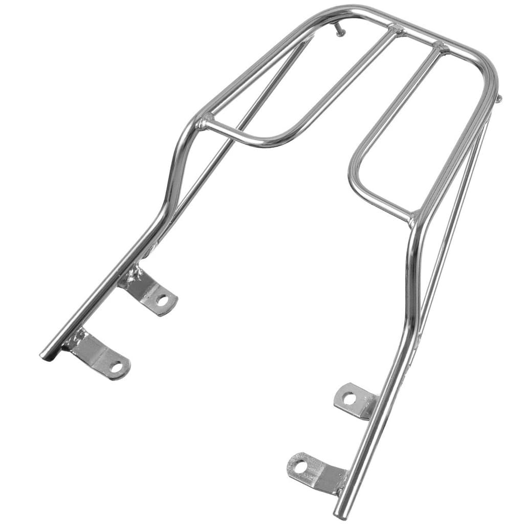 Bagageiro Sansão Churrasqueira Moto Aço Maciço Cromo Forte Para Moto Yamaha Fazer 250 2005 à 2017