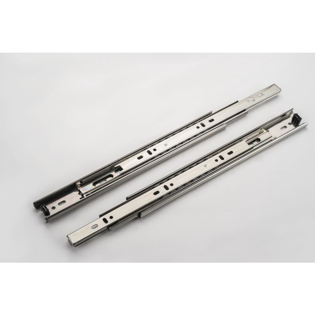 Corrediça Gaveta Trilho Telescópico 45cm Par 35kg