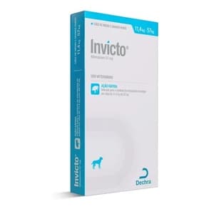 Antipulgas Invicto 11,4 Kg A 57kg Com 1 Comp
