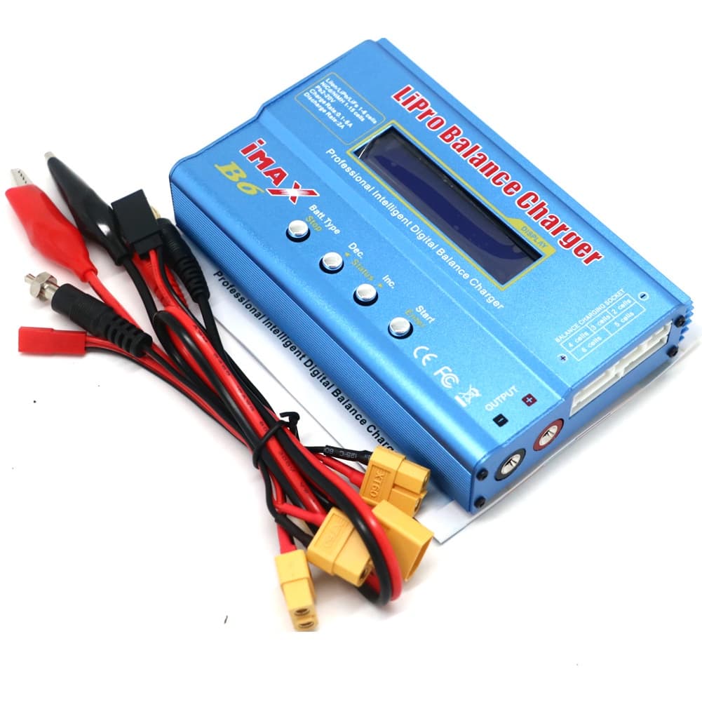 IMAX B6 80W Multi-Função Carregador De Balanço De Bateria Profissional Inteligente 1-6 Células XT60 LiPo Para Quadcopter RC