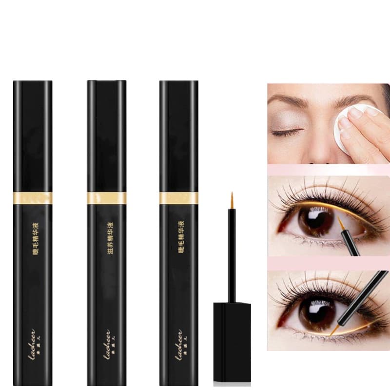 Conjunto líquido para crescimento de cílios OUSAIL estende e nutre seus cílios torna os olhos maiores e encantadores