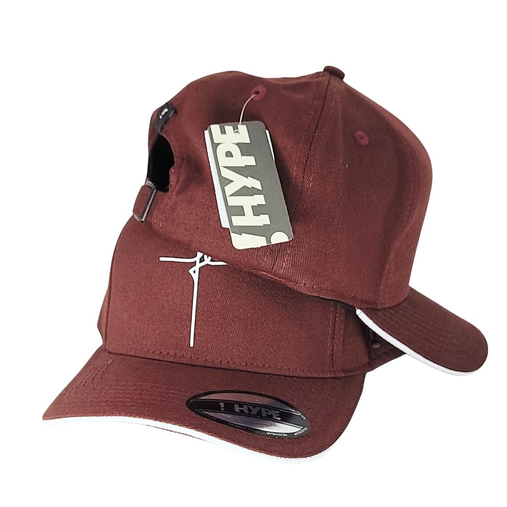 Boné Fé Hype Original Aba Curva Fita Preto Strapback Hype Premium