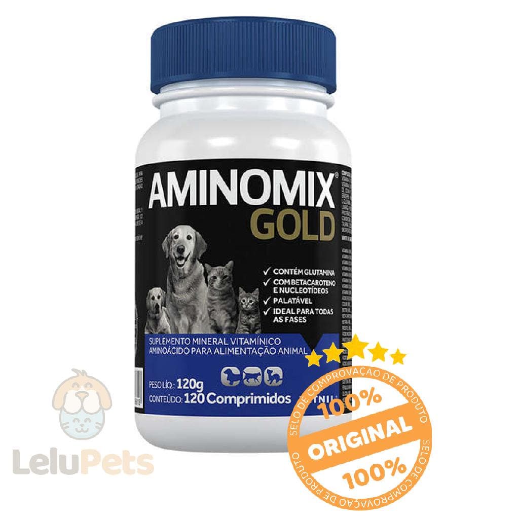 Aminomix Gold 120 Comprimidos - Vetnil