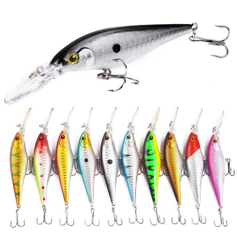11cm/9,5g Isca Artificial Plástica De Simulação De Língua Longa Falsa Colorida Pesca