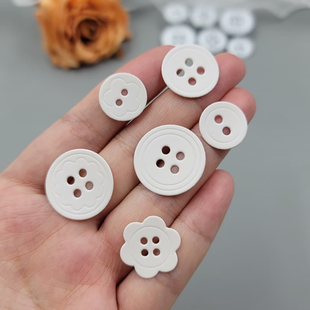 6PC Botões Corte De Metal Matrizes Papel Alto Relevo Stencil Scrapbooking Cartão De Boas Festas DIY Cortes Artesanais