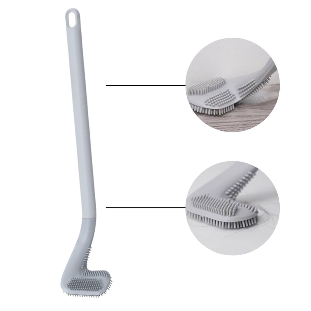 Escova sanitária limpeza super profunda golf Silicone banheiro vaso sanitário