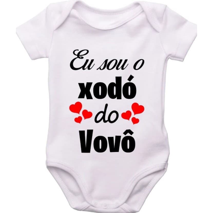 Body roupinha de bebê personalizado eu sou o xodó do vovô