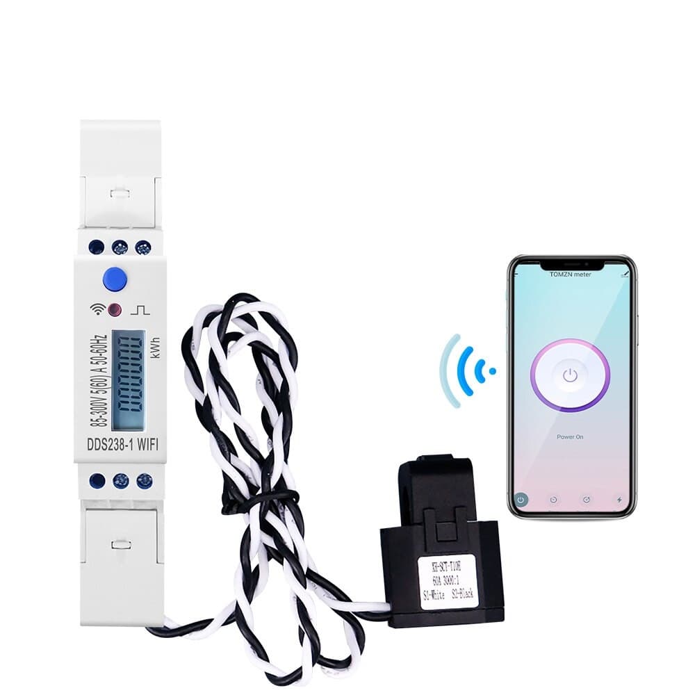 Medidor consumo energia AC DDS238-1 mono 110/220V 100A wifi