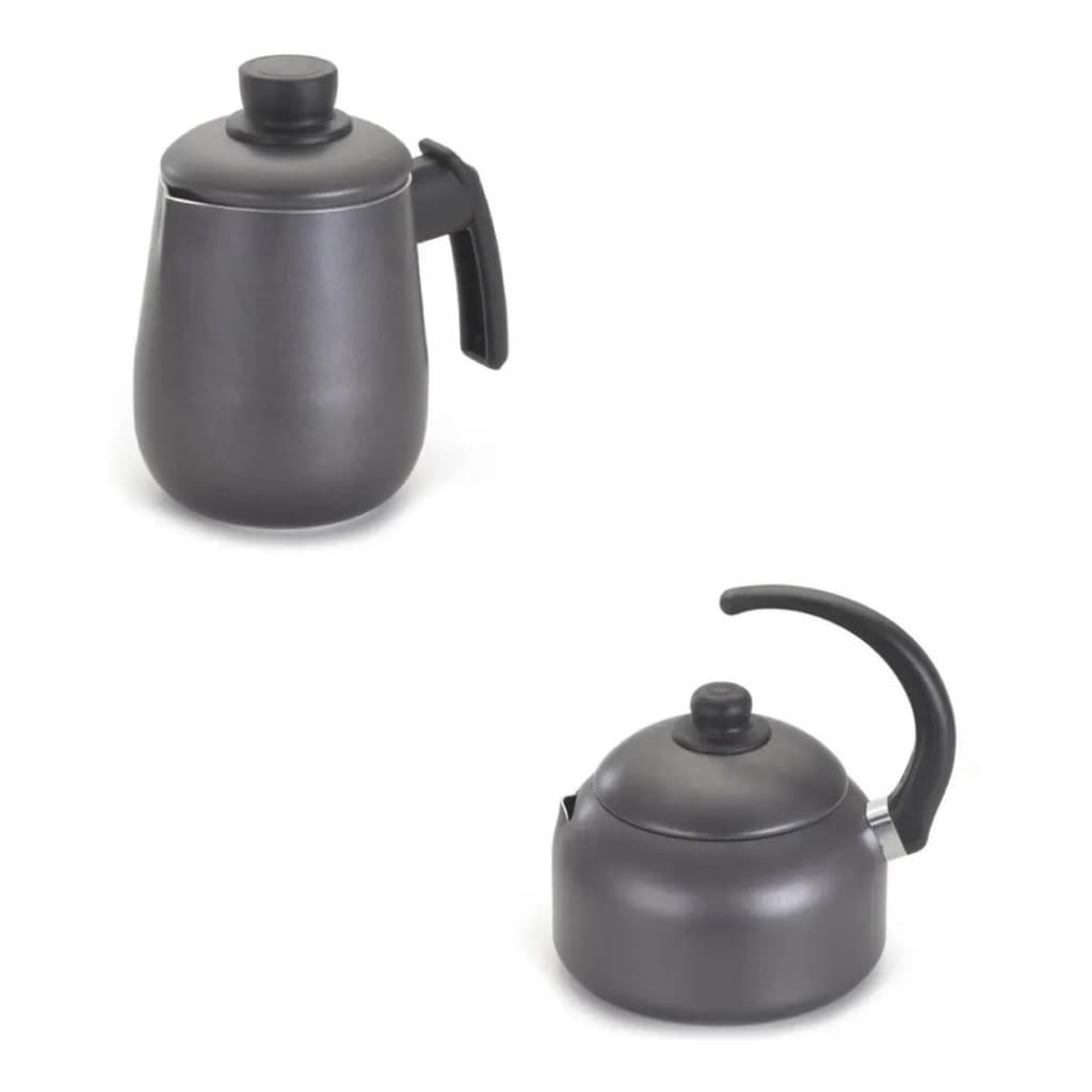 Kit Com Bule E Chaleira Linha Ipanema Teflon Antiaderente