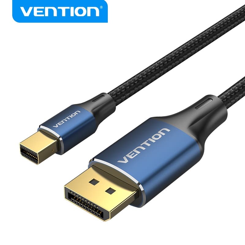 Cabo Vention Mini DP para DP 1.4 240Hz 8K 60Hz Alta Velocidade Mini Displayport para Cabo DP HD para Laptop PC TV