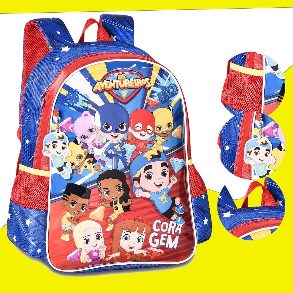 Mochila de Costas Luccas Neto Escolar Passeio Infantil Original
