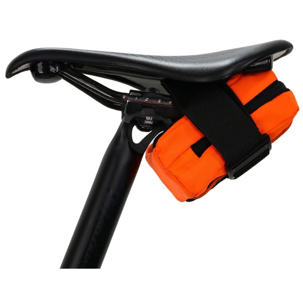 Bolsa de Selim para Bike HUPI Nano Laranja Neon