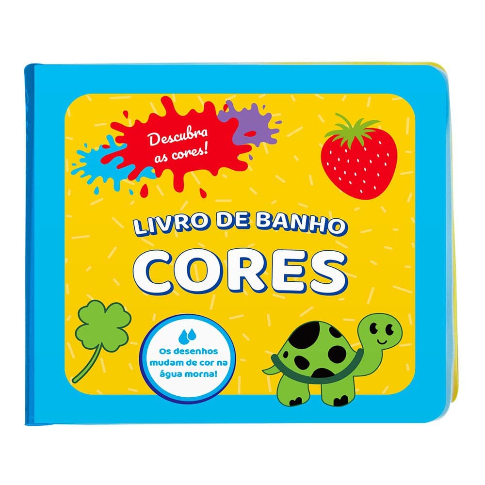 1 Livro Banho Cores Muda De Cor Quando Molha Educativo