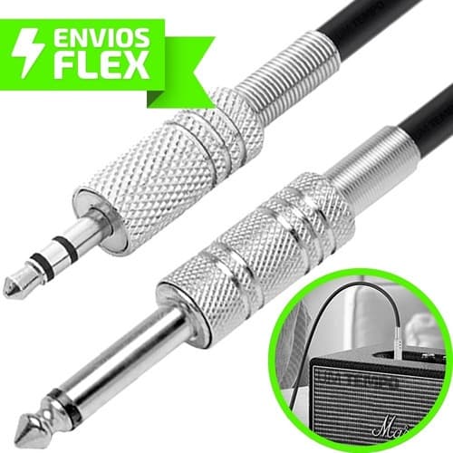 Cabo P2 P10 Estereo Profissional Adaptador Mesa De Som Audio Auxiliar Reforçado 2 Metros Celular