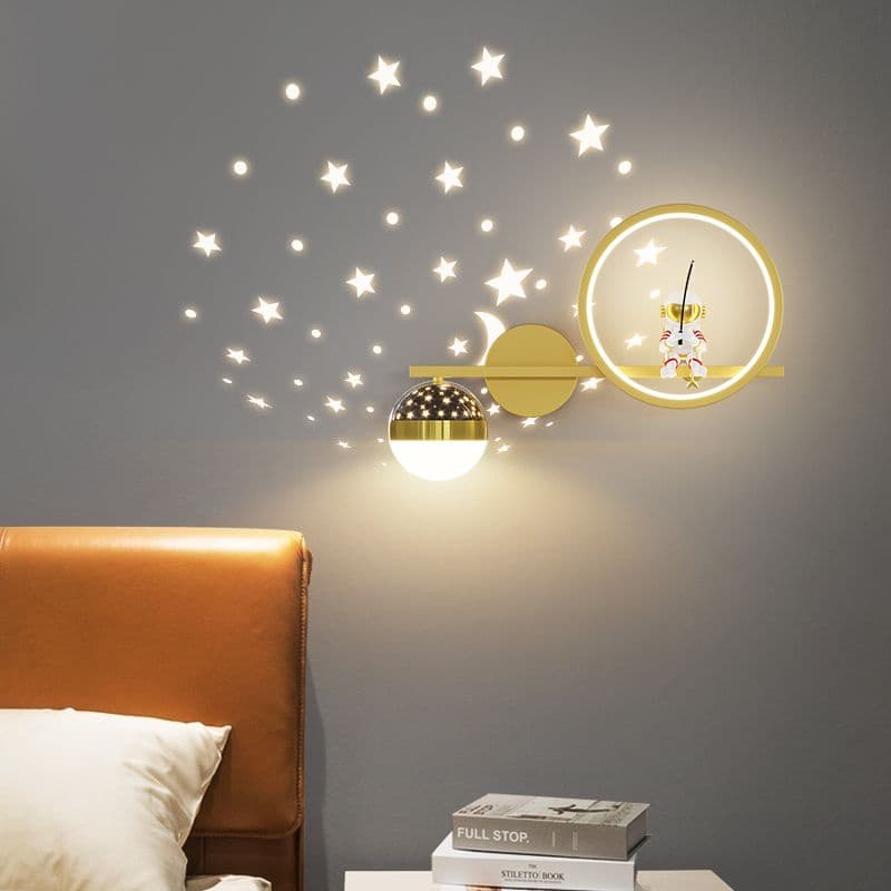 CIMI Nordic Arandela Interna Astronauta Moderno LumináRia De Parede Para Quarto / Sala De Estar/Escadaria