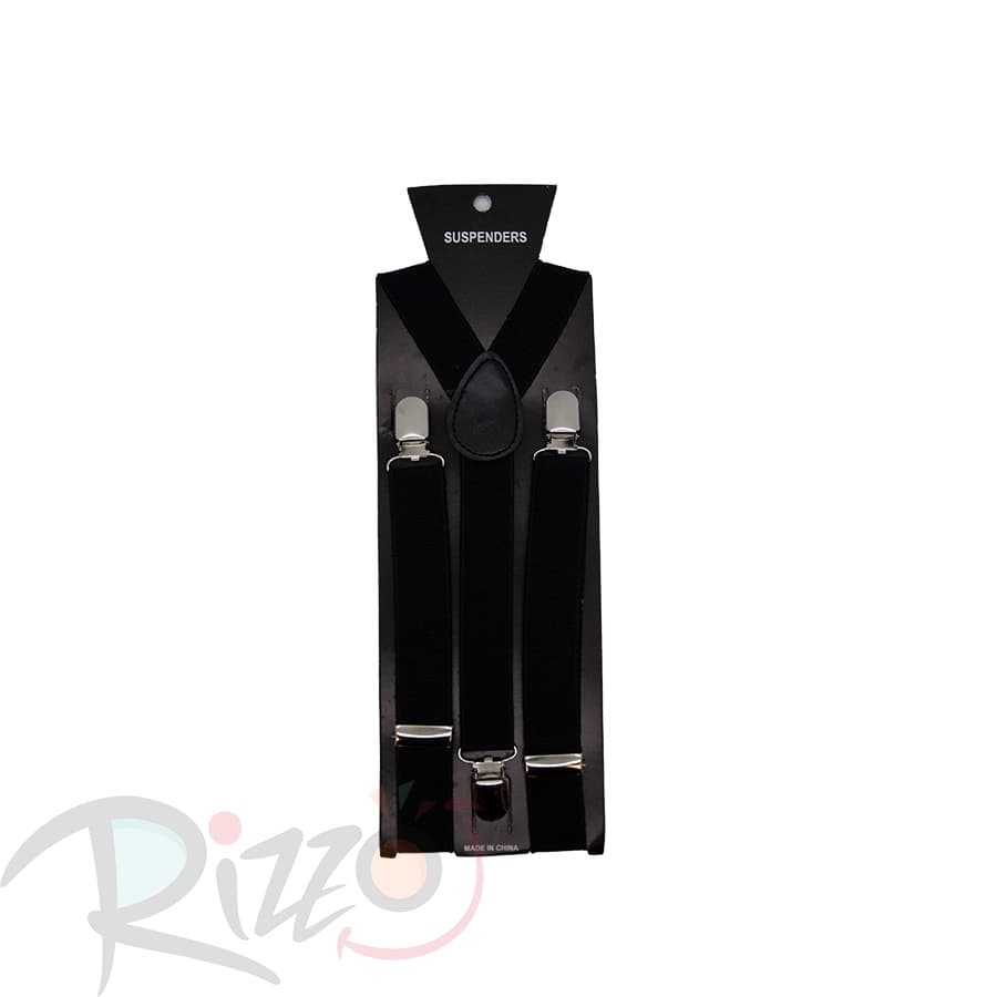 Adereço de Carnaval - Suspensório - Preto - Mod:6975 - 01 unidade - Rizzo