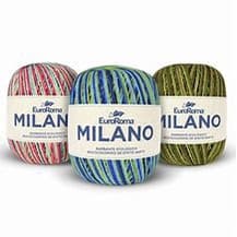 Barbante Milano Multicolor 400g Fio 6 Várias Cores Promoção