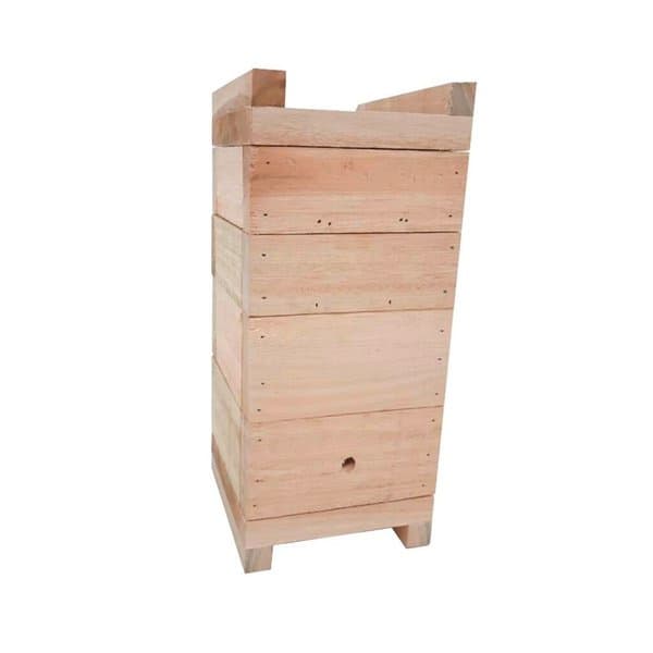 Caixa Para Abelhas Modelo Inpa Sem Ferrão Eucalipto 12x12 | Sem Pintura