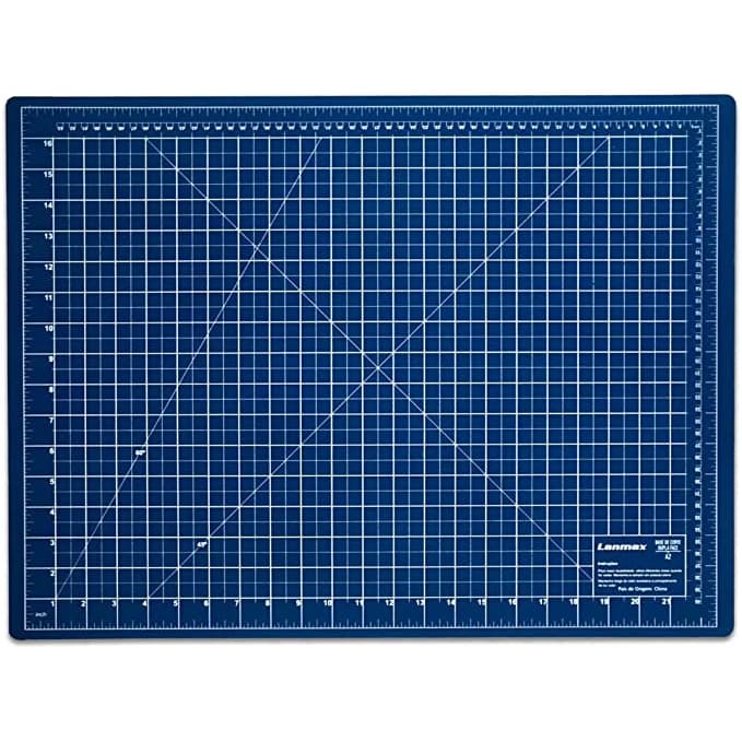 Base De Corte A2 Azul 60x45 90x60 45x30 cm Para Patchwork Scrapbook Artesanato Dona Shô
