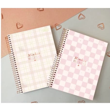 Caderno Diario Minhas Receitas TILIBRA goumet presente comida