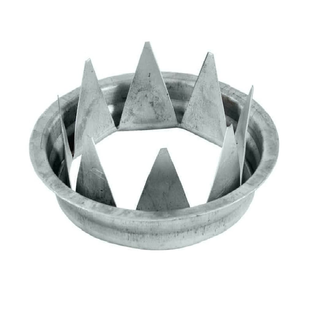 Adaptador Galvanizado  P/ Chaminé Colarinho Fogão A Lenha 94 > 100 > 113mm