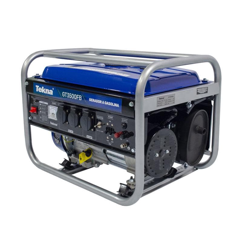 Gerador Energia Gasolina 6,5hp 3,1kva Bivolt Gt3500fb Tekna