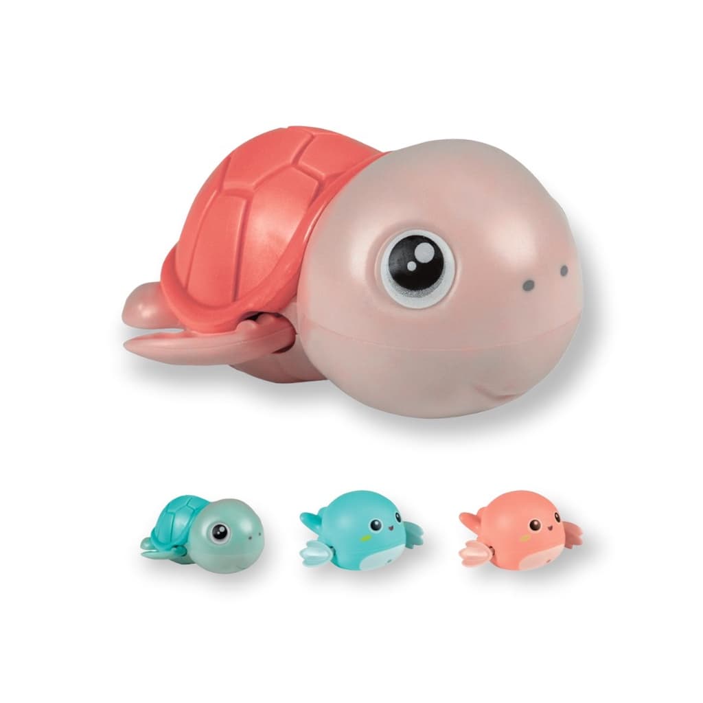 BRINQUEDO DE BANHO DIVERSÃO INFANTIL BEBE QUE NADA AO DAR CORDA BANHEIRA PISCINA BUBA