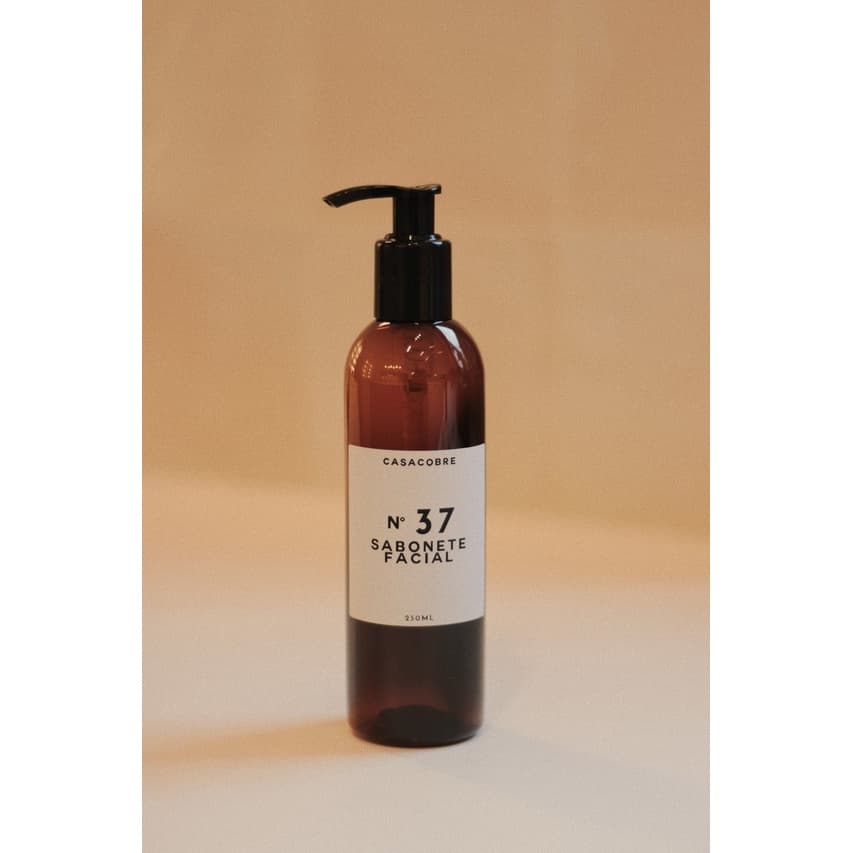 Mini Frasco Âmbar Sabonete Facial - 240ml