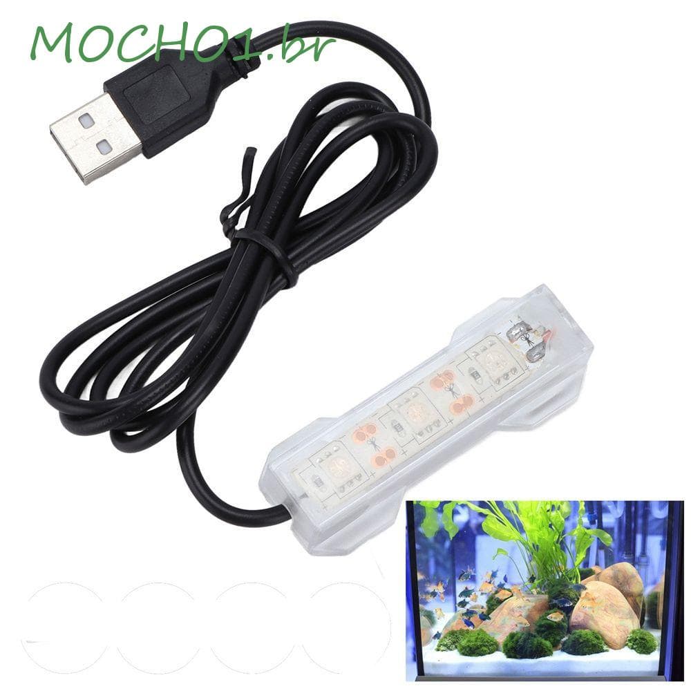 MOCHO1 Lâmpadas USB Pequenas LED Para Aquário De Peixes