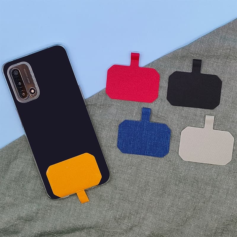 2PC Universal Cordão Do Telefone Móvel Remendo Destacável Anti-Perdido Cartão Fixo Escudo Conexão Pingente Substituição