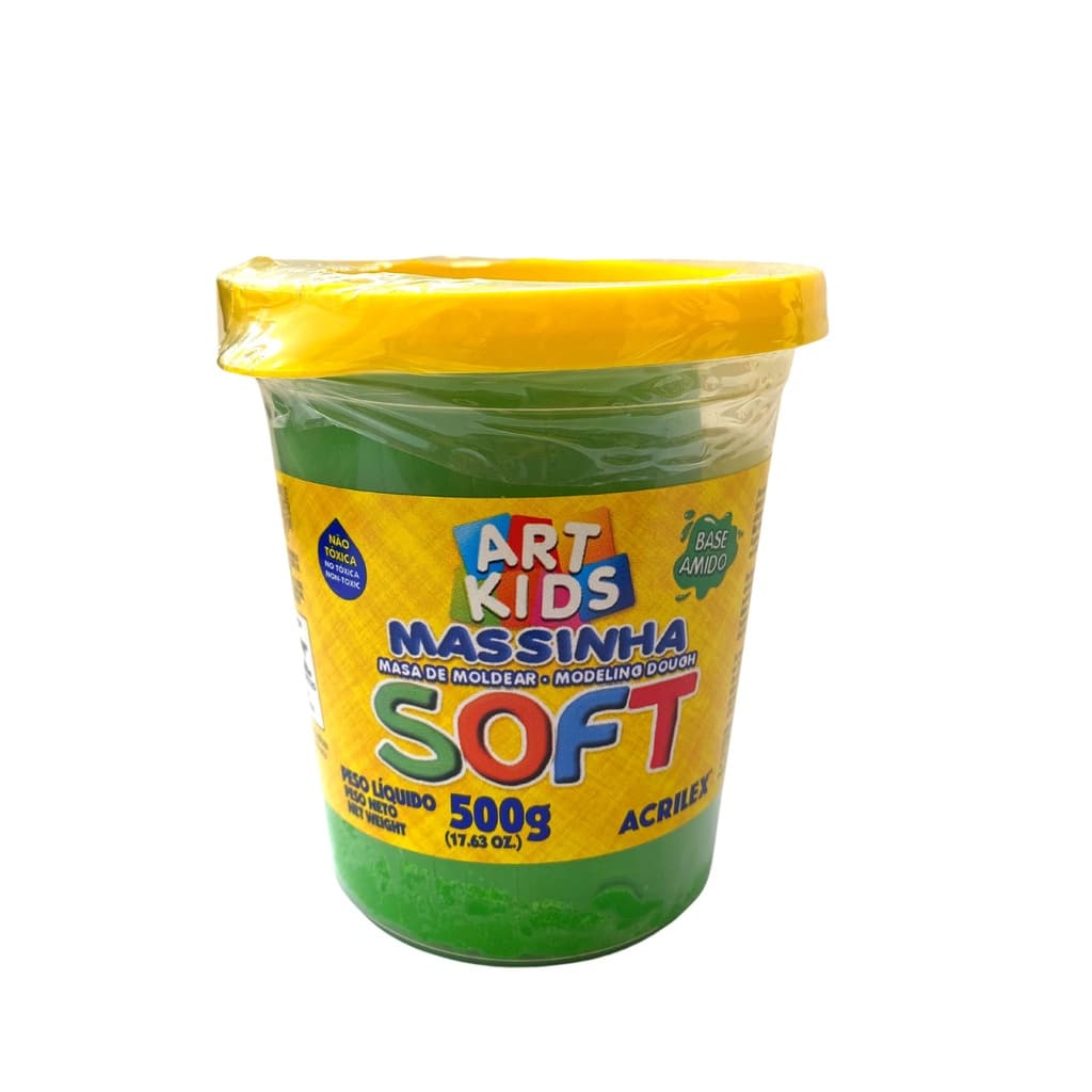 Massa Para Modelar Soft Pote 500g Acrilex 1un