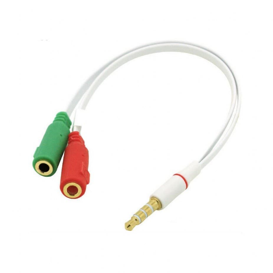Cabo Adaptador P3 Para Fone E Microfone Headset Em Celular