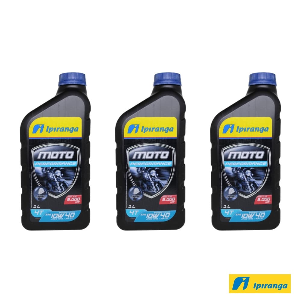 Óleo De Motor Ipiranga 10w40 4T Semissintético 3 Litros