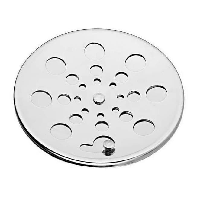 Tampa Ralo Grelha INOX Redonda 10x10cm Inox Função Abre / Fecha Rotativo Redondo ou 15x15cm 150mm
